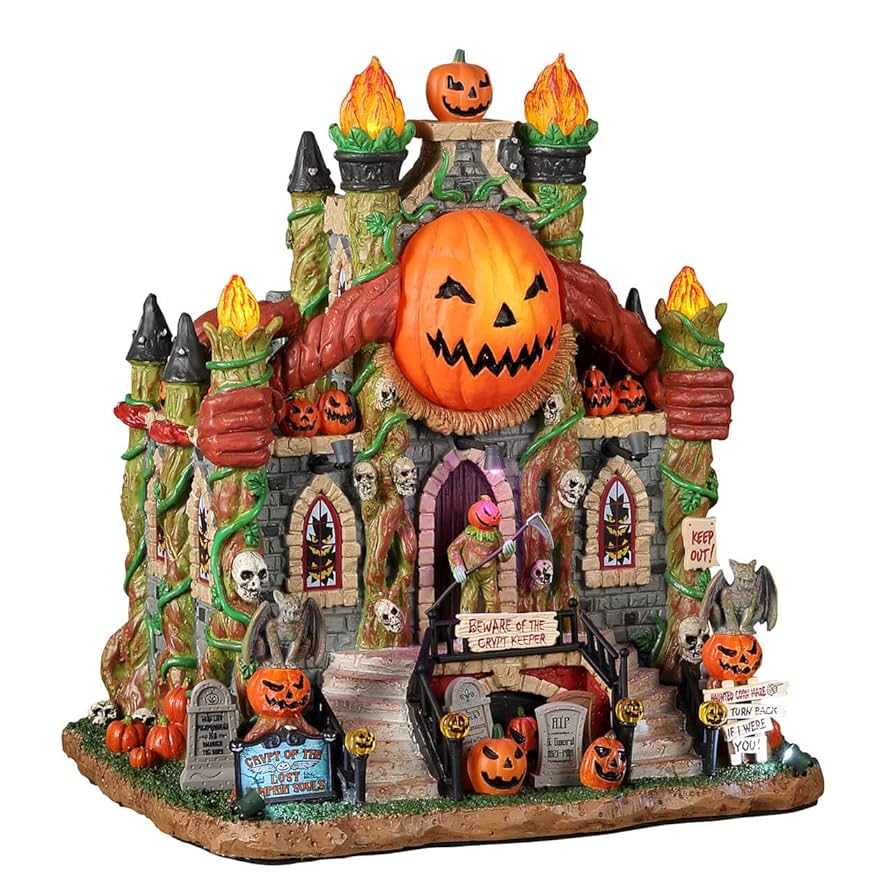 Amazon.com: Lemax Crypt of The Lost Pumpkin Souls, with 4.5V